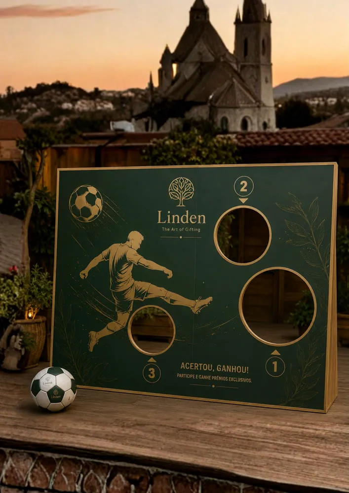 Jogo de futebol ao alvo promocional, 1,50 × 1,10 m, personalizado para ativações